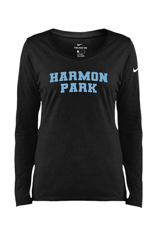 Harmon Park Ladies Core Cotton Long Sleeve Scoop Neck Tee