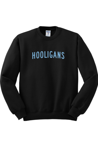 Hooligans Baseball NuBlend Crewneck Sweatshirt Shoulder Logo