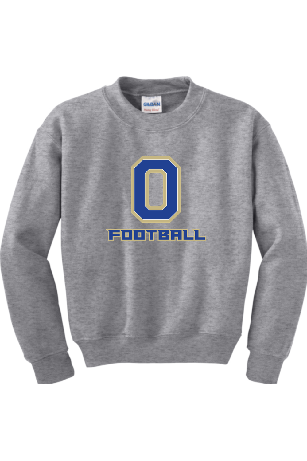 Onekama Portagers Football Youth Heavy Blend Crewneck Sweatshirt