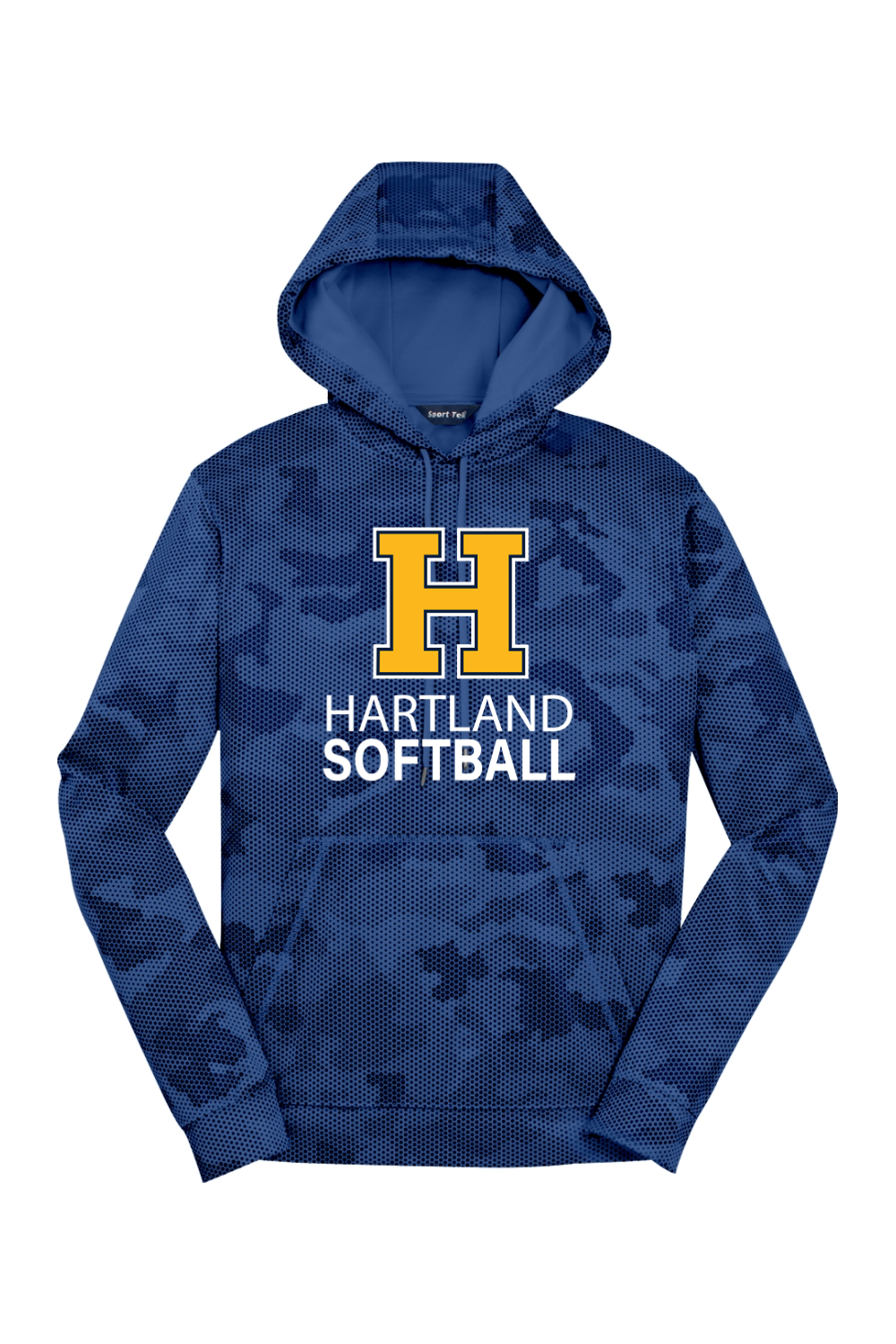 Hartland Softball CamoHex Fleece Hooded Pullover