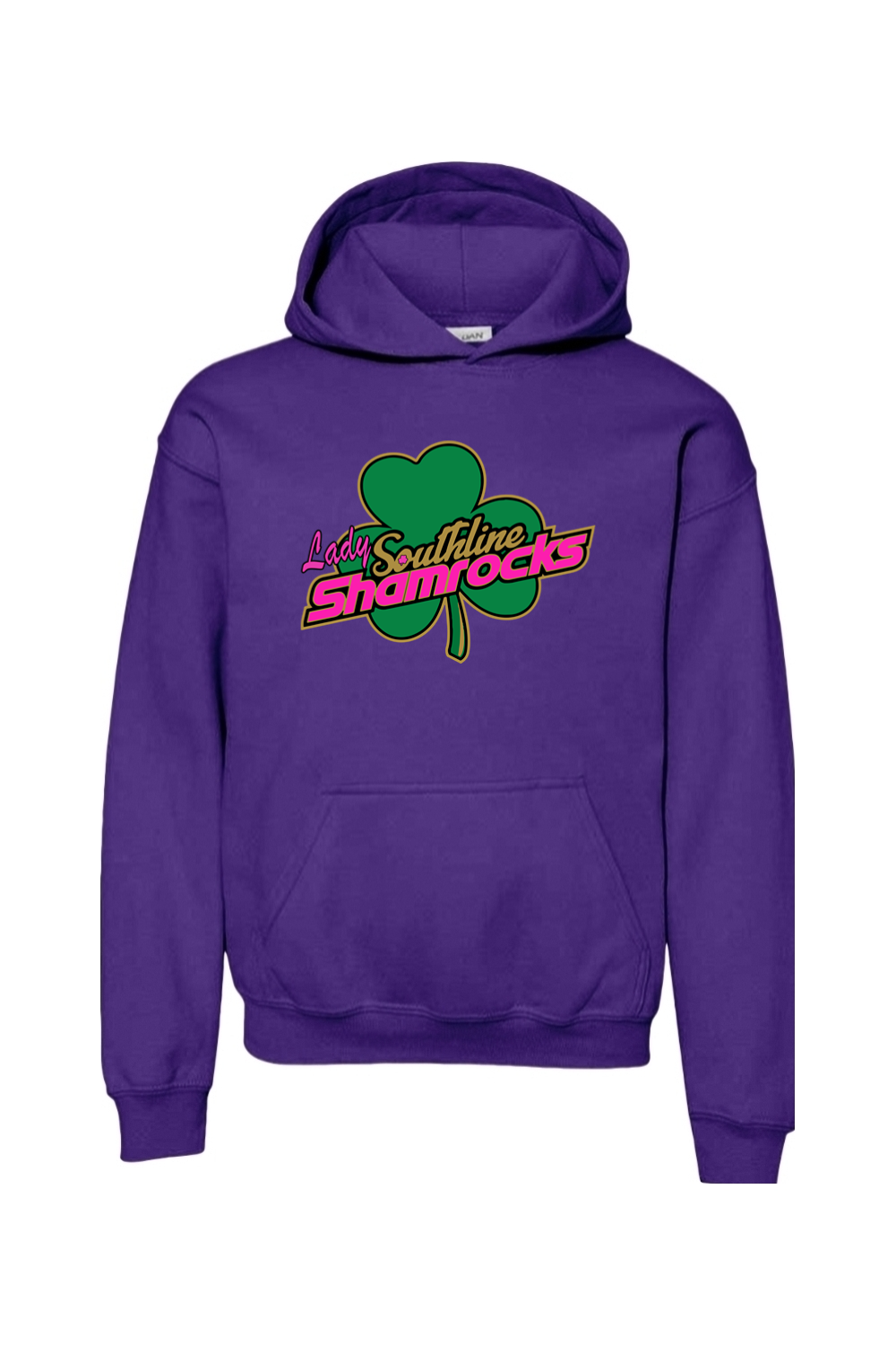 Shamrocks Softball Youth Heavy Blend Hooded Sweatshirt