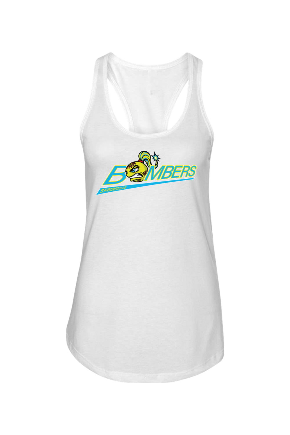 Springville Bombers Ladies Racerback Tank