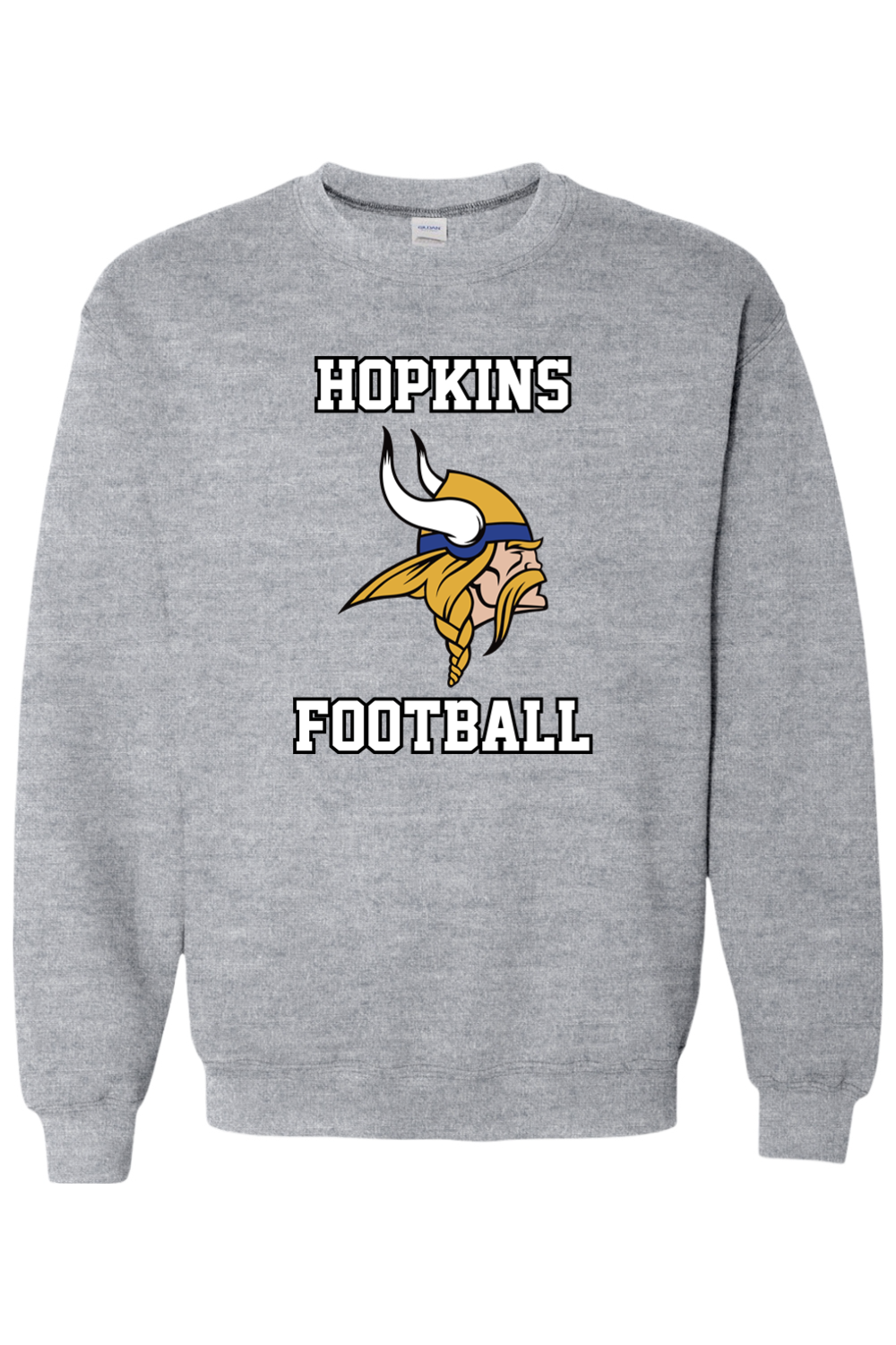 Hopkins High School Football DTF Heavy Blend Crewneck Sweatshirt
