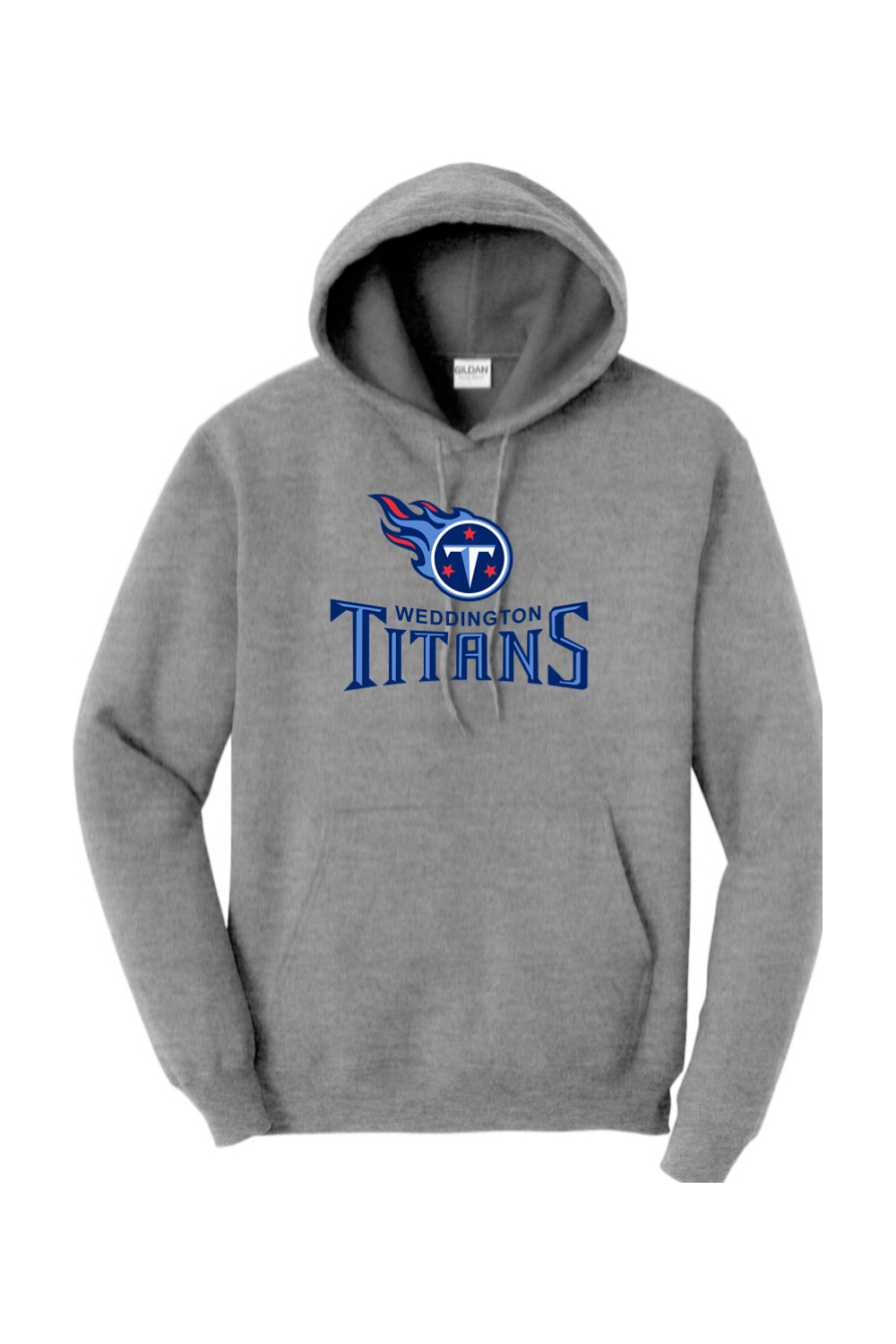 Weddington Titans Football DTF Heavy Blend Hooded Sweatshirt