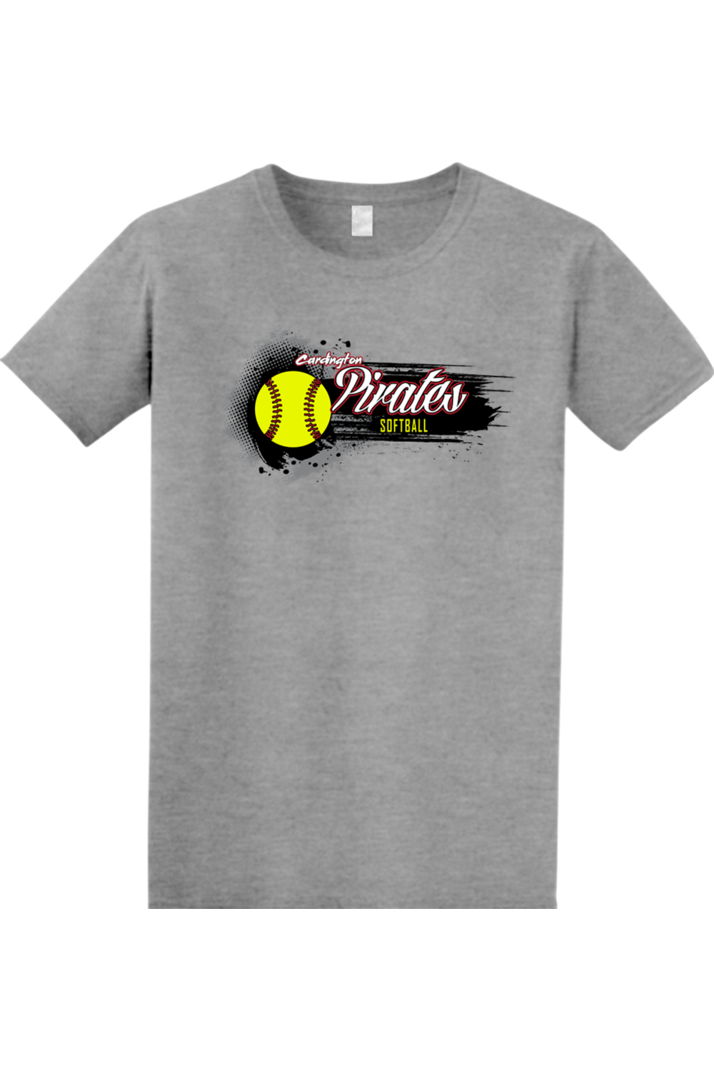 Cardington Pirates Softball DTF Softstyle T-Shirt