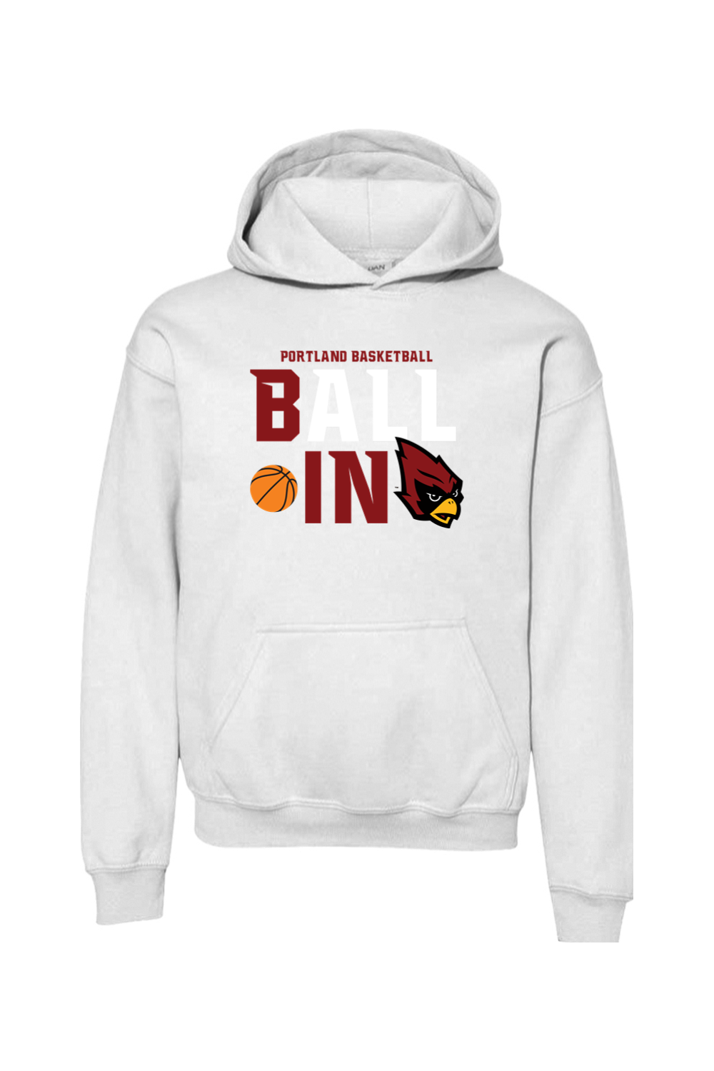 Portland Raider Basketball Youth Heavy Blend Hooded Sweatshirt