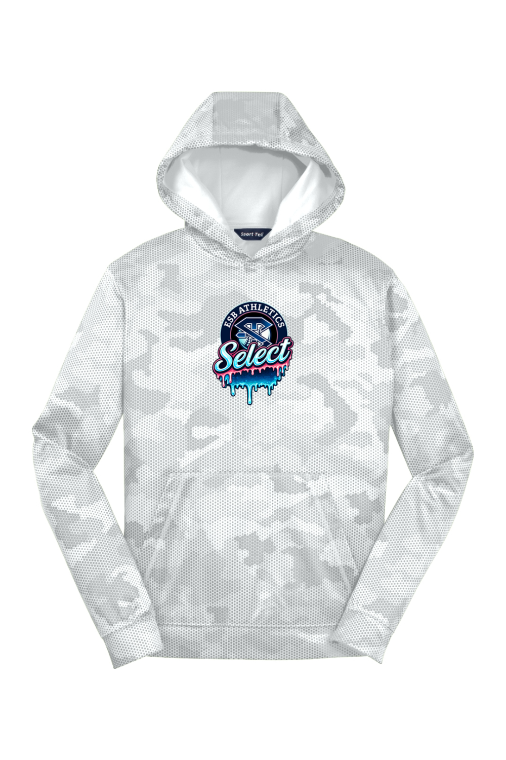 ESB Athletics Youth CamoHex Fleece Hooded Pullover