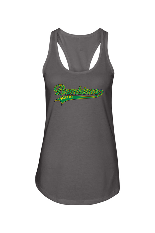 Bambinos Baseball Ladies Racerback Tank