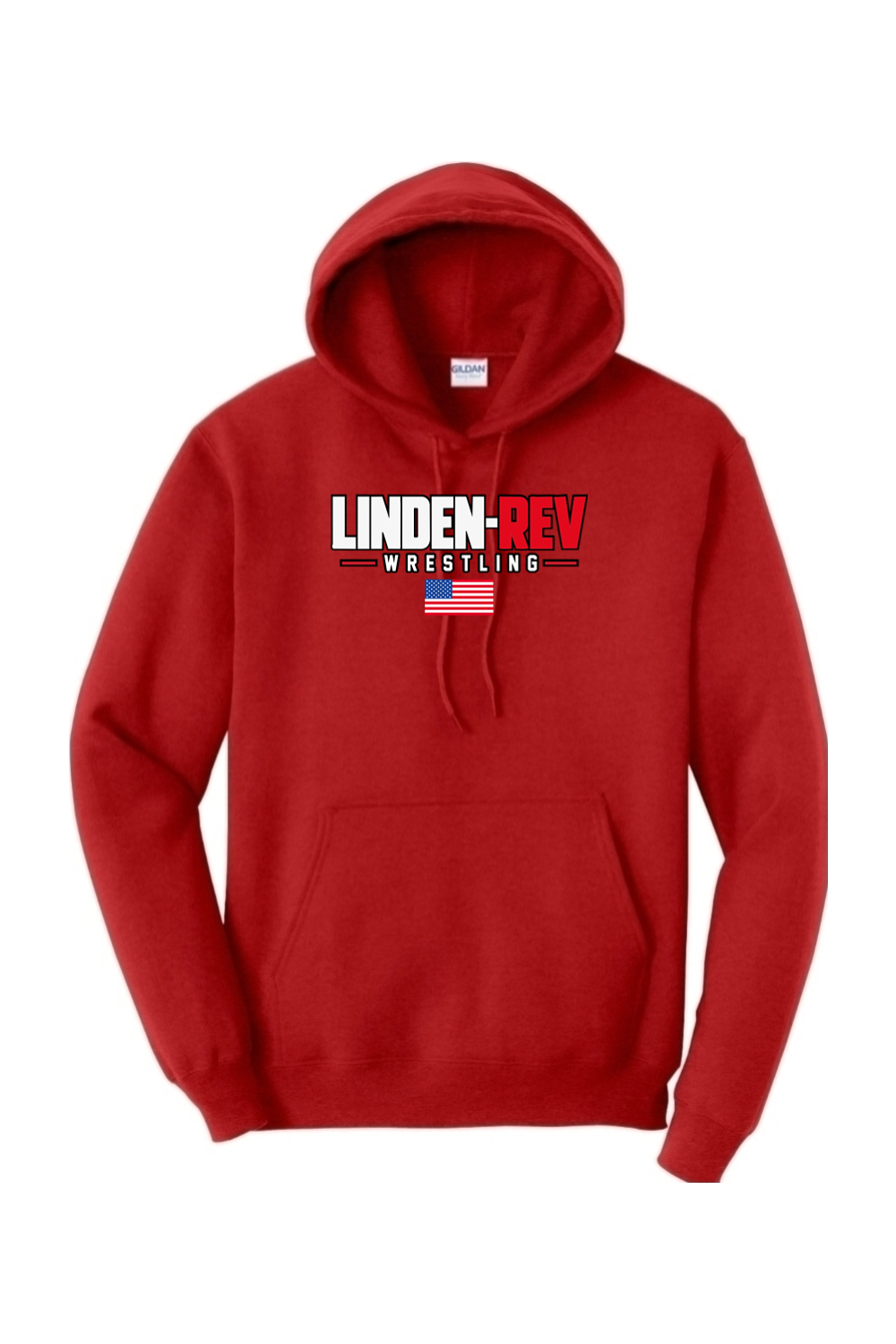 Linden Rev Wrestling DTF Heavy Blend Hooded Sweatshirt