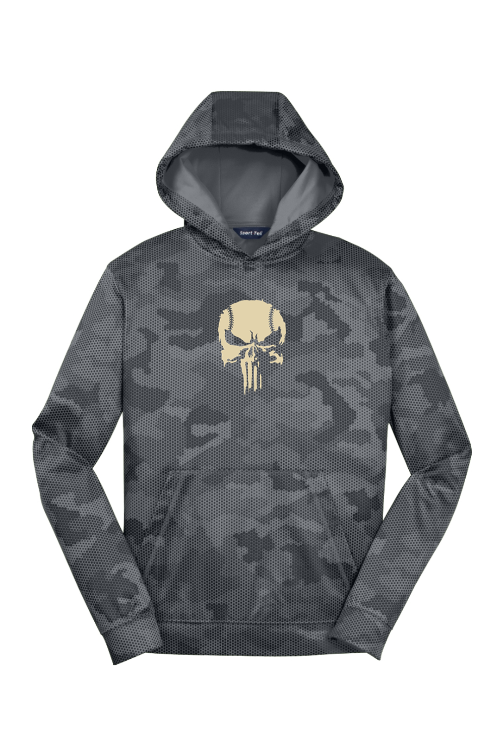Youth Sport-Tek Sport-Wick CamoHex Fleece Hooded Pullover
