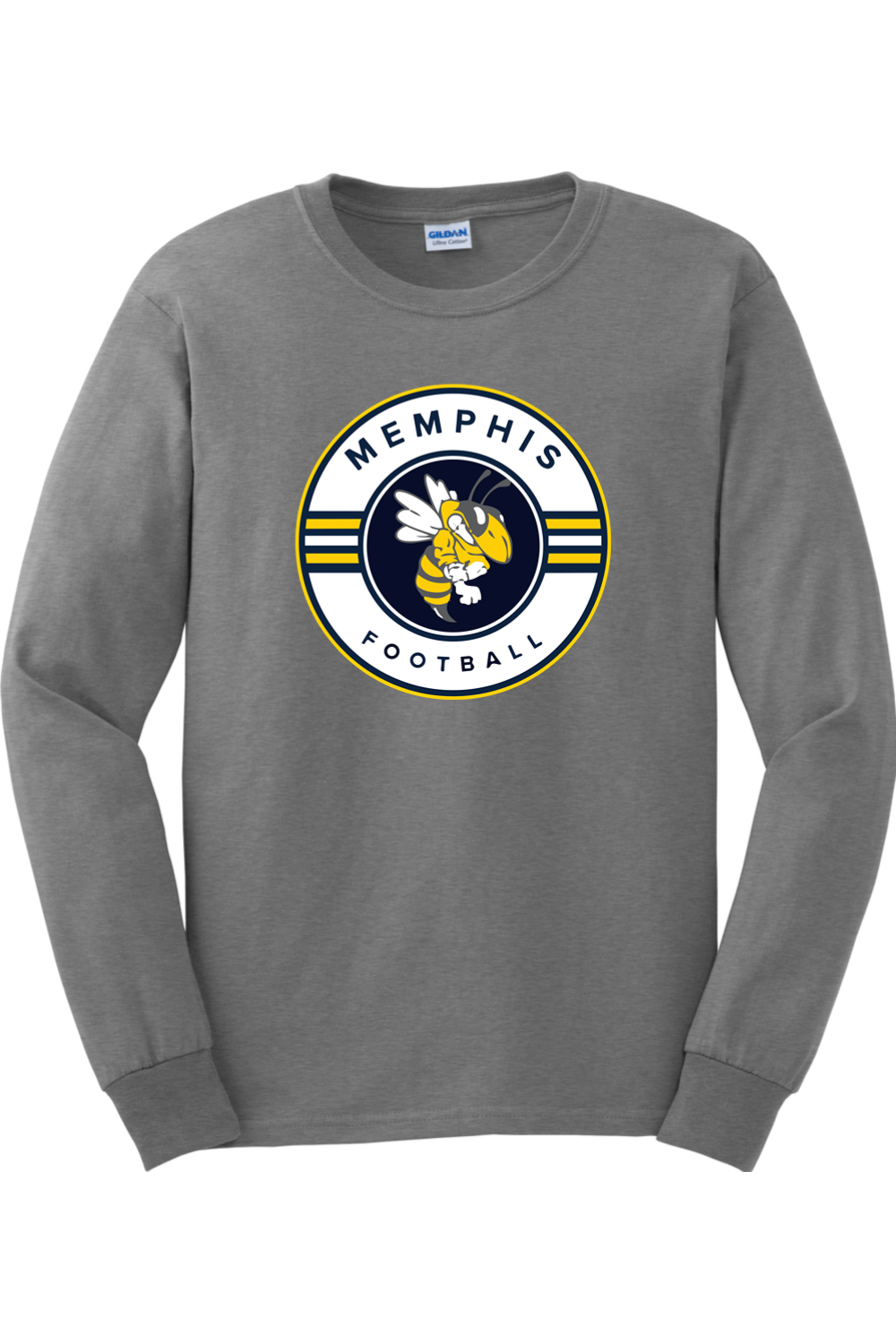 Memphis Football DTF Ultra Cotton Long Sleeve T-Shirt