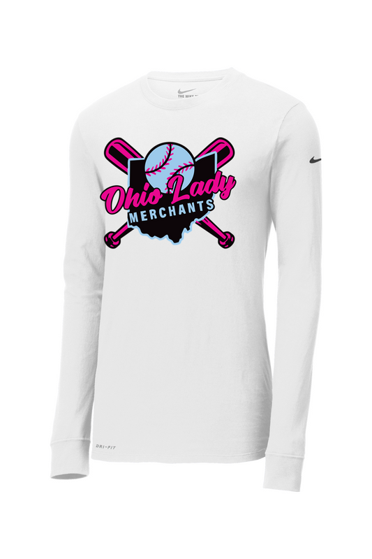 Ohio Lady Merchants Nike Dri-FIT Cotton/Poly Long Sleeve Tee