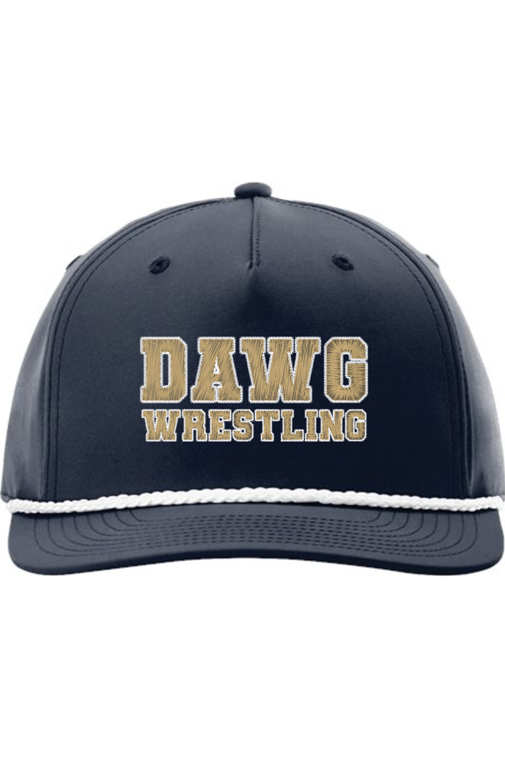 Otsego Middle School Wrestling Embroidered Richardson Five Panel Classic Rope Cap
