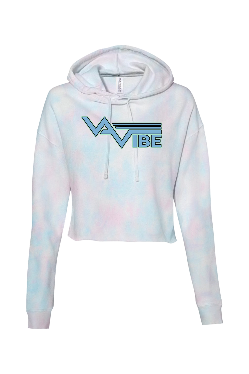 VA Vibe Softball DTF Women’s Lightweight Cropped Hooded Sweatshirt