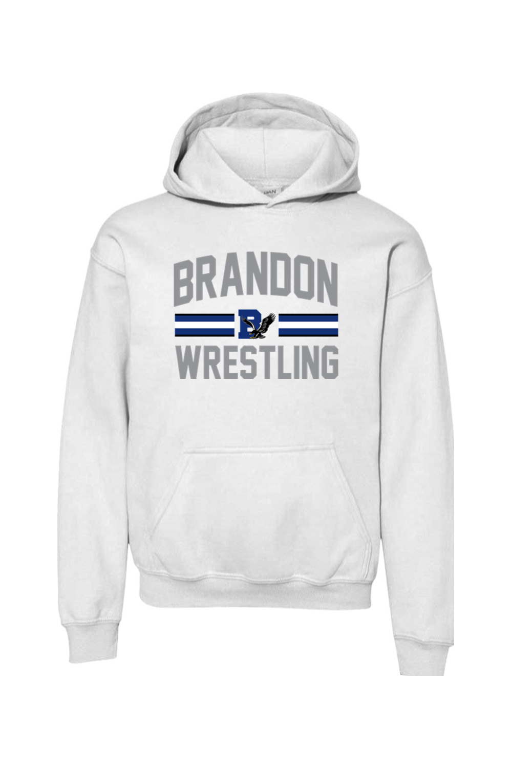 Brandon MS Wrestling DTF Youth Heavy Blend Hooded Sweatshirt
