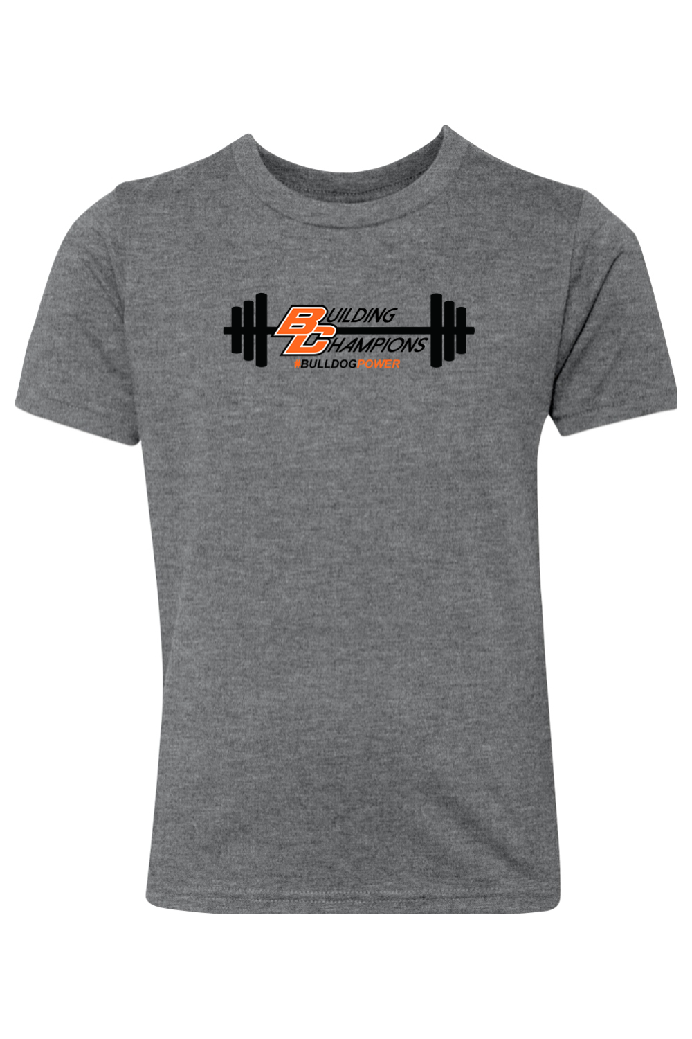 Bulldog Power DTF Youth Triblend Crew