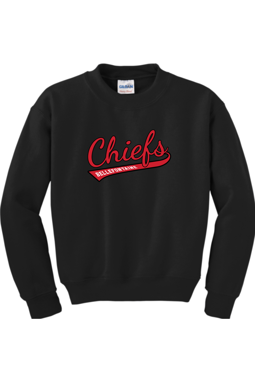 Bellefontaine Chiefs Youth Heavy Blend Crewneck Sweatshirt