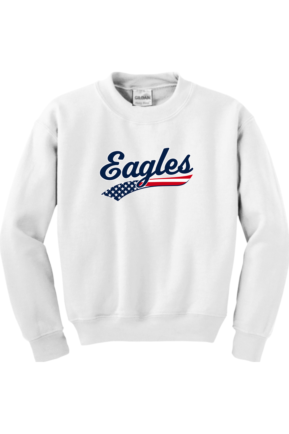 Watervliet Eagles Baseball DTF Youth Heavy Blend Crewneck Sweatshirt