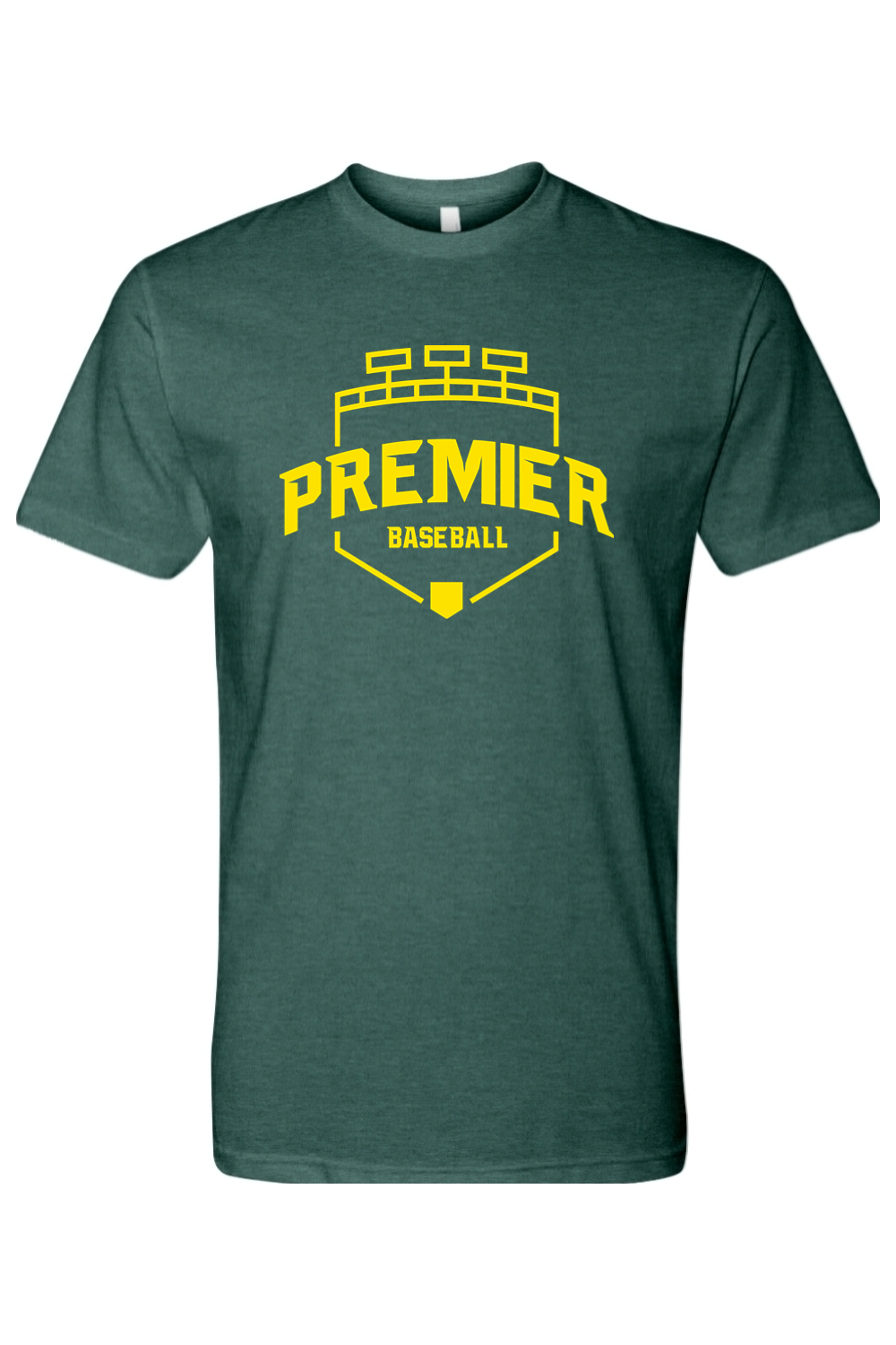 Premier Baseball OR CVC Crew Tee - Yellow Logo