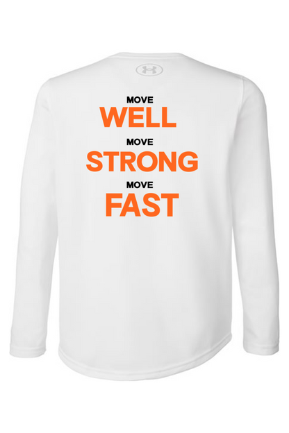 Bulldog Power DTF Under Armour Youth Tech Team Long Sleeve T-Shirt