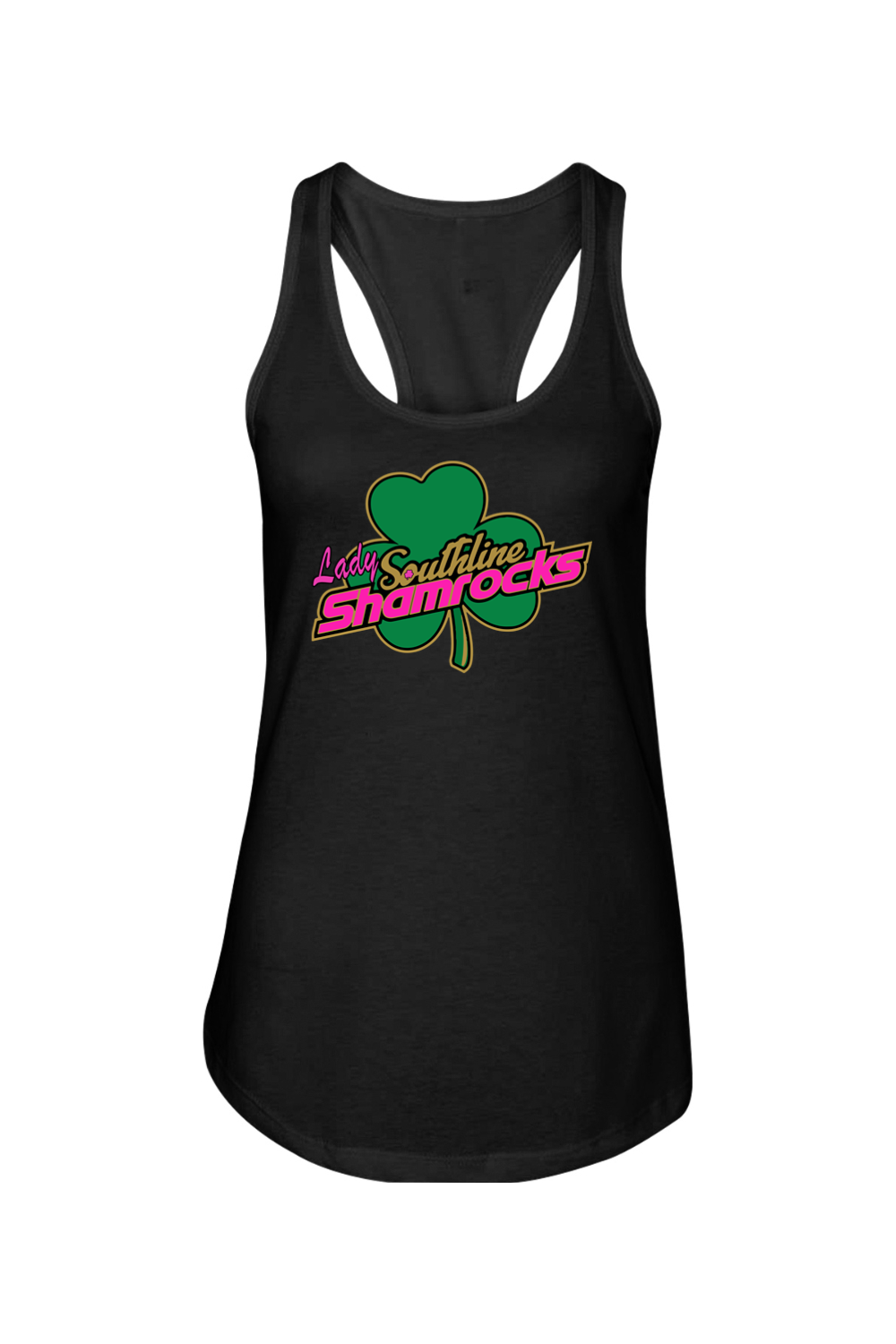 Shamrocks Softball Ladies Racerback Tank