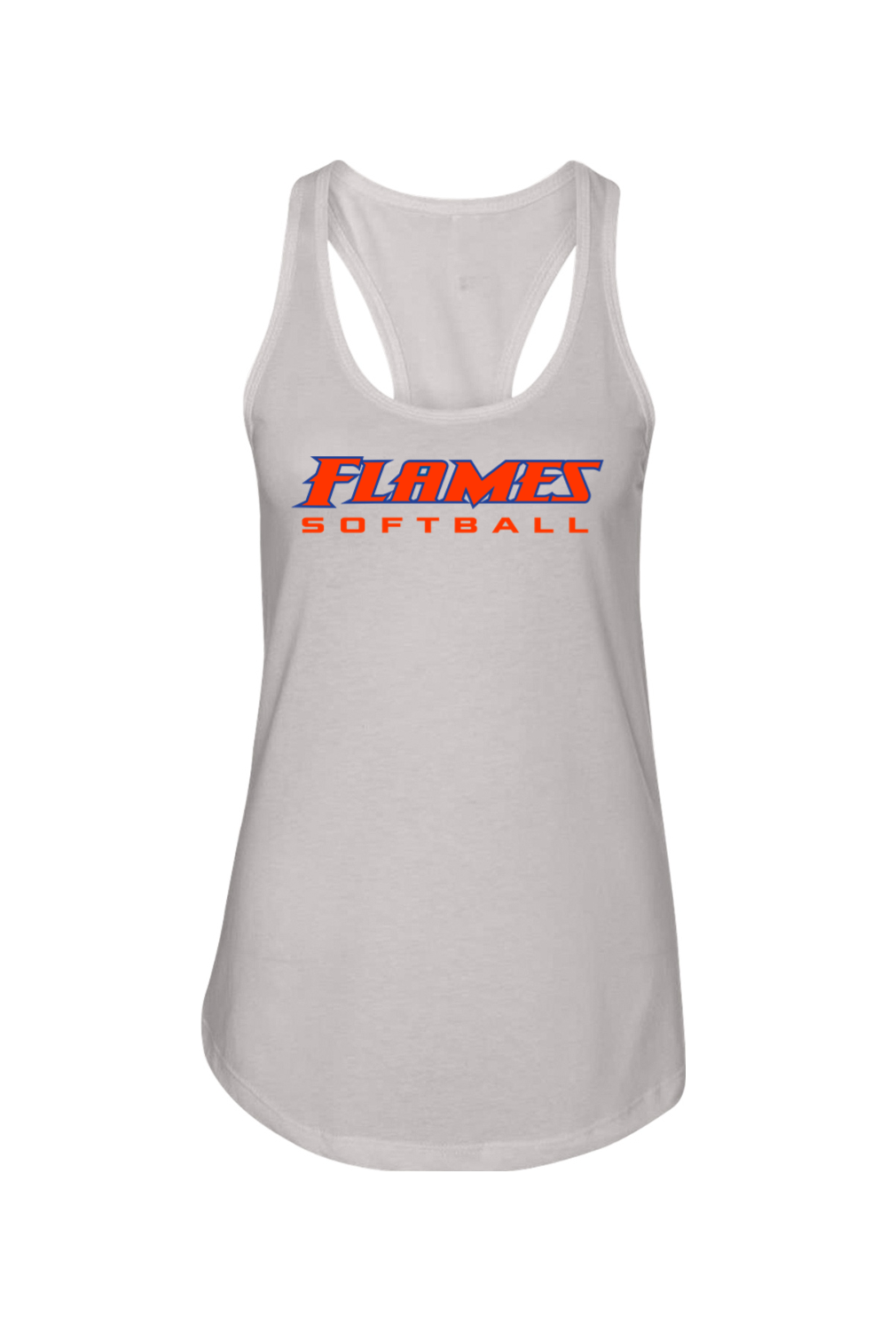 Flames MI Softball DTF Ladies Racerback Tank