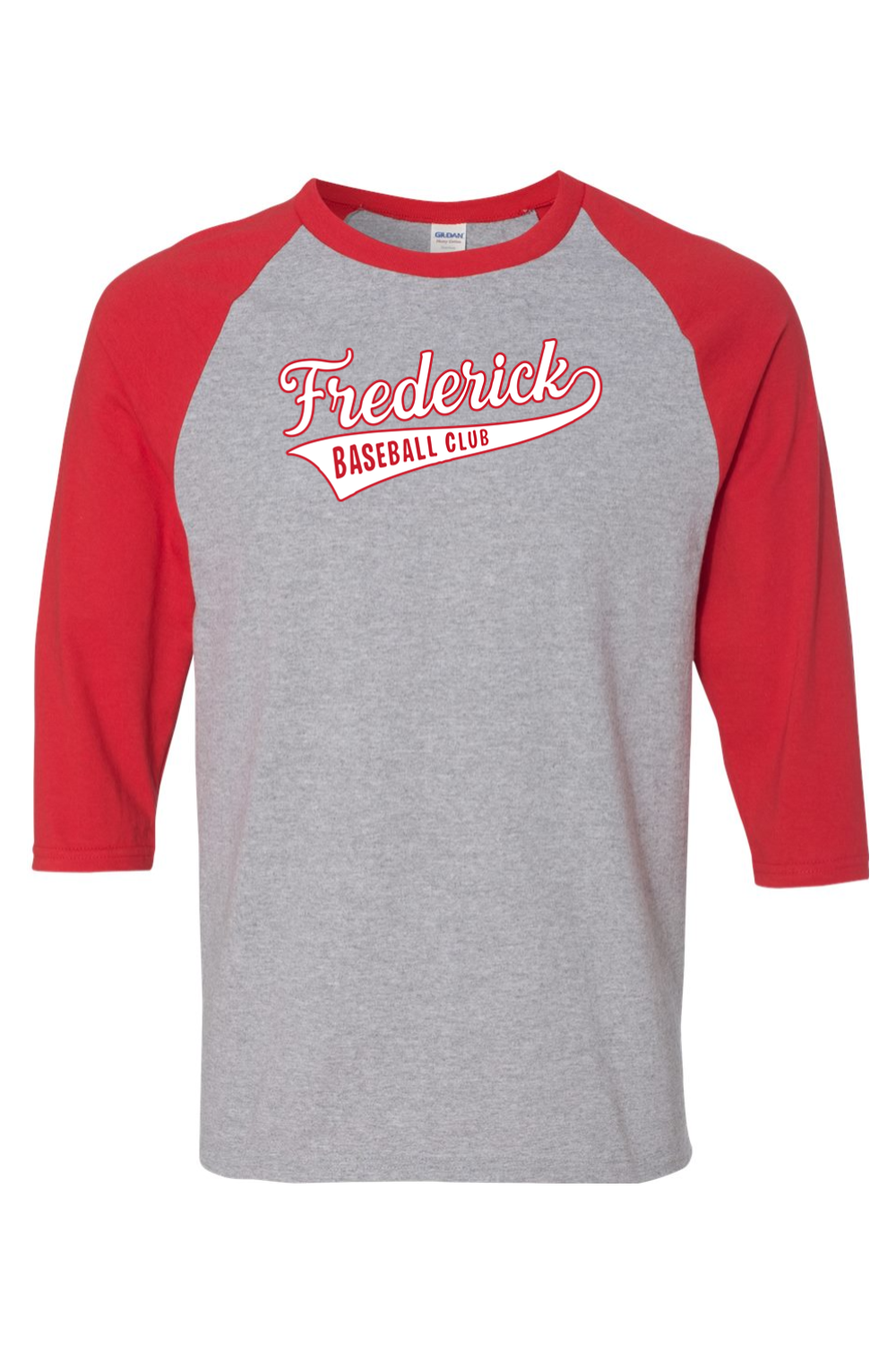 Gildan Heavy Cotton Raglan Three-Quarter Sleeve T-Shirt