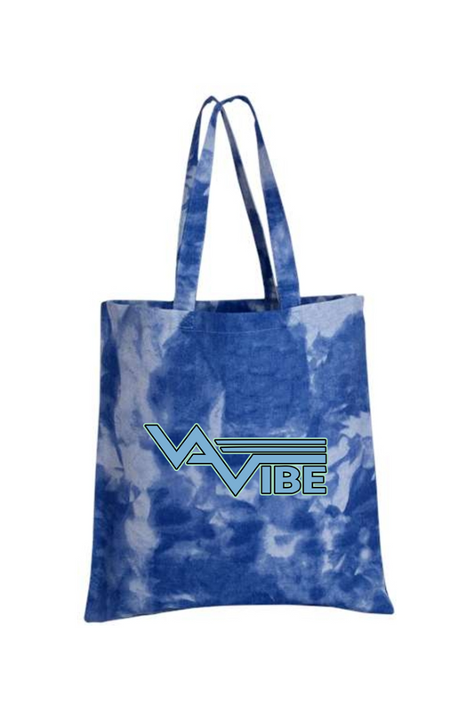 VA Vibe Softball DTF Tie-Dyed Canvas Bag