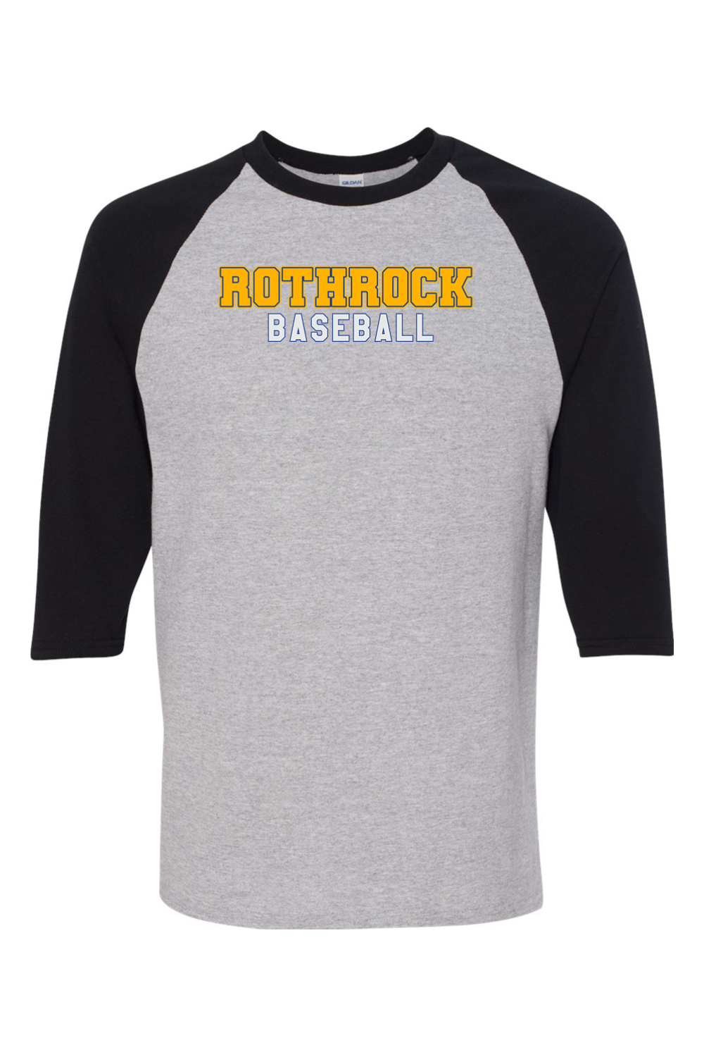 Rothrock Baseball Three-Quarter Sleeve T-Shirt