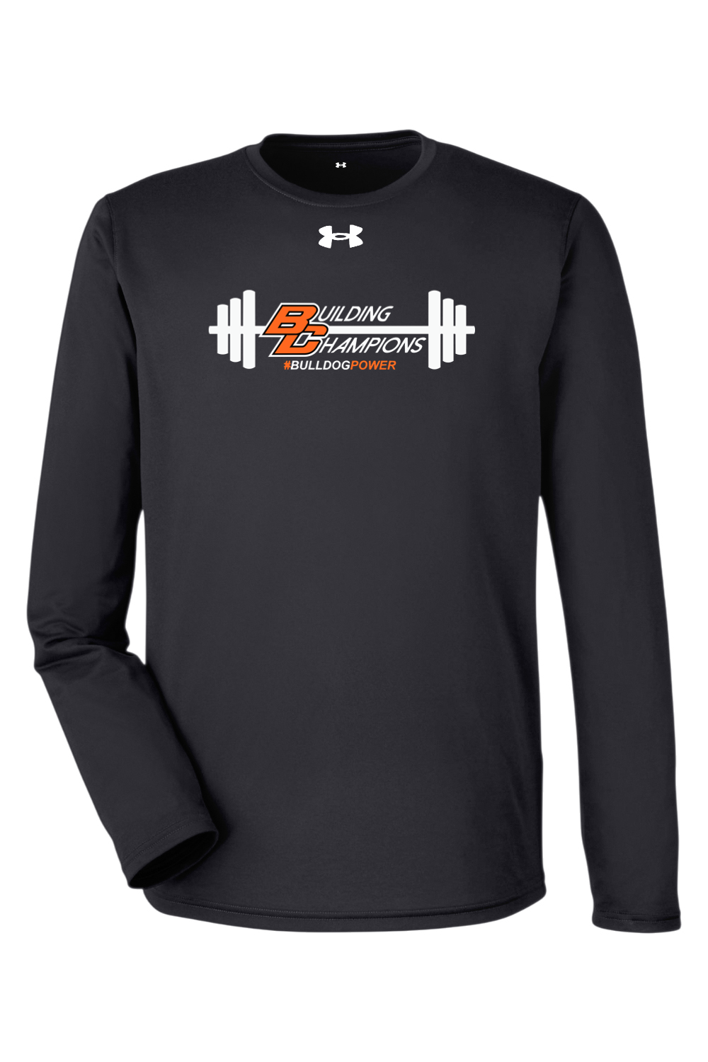 Bulldog Power DTF Under Armour Men's Team Tech Long-Sleeve T-Shirt