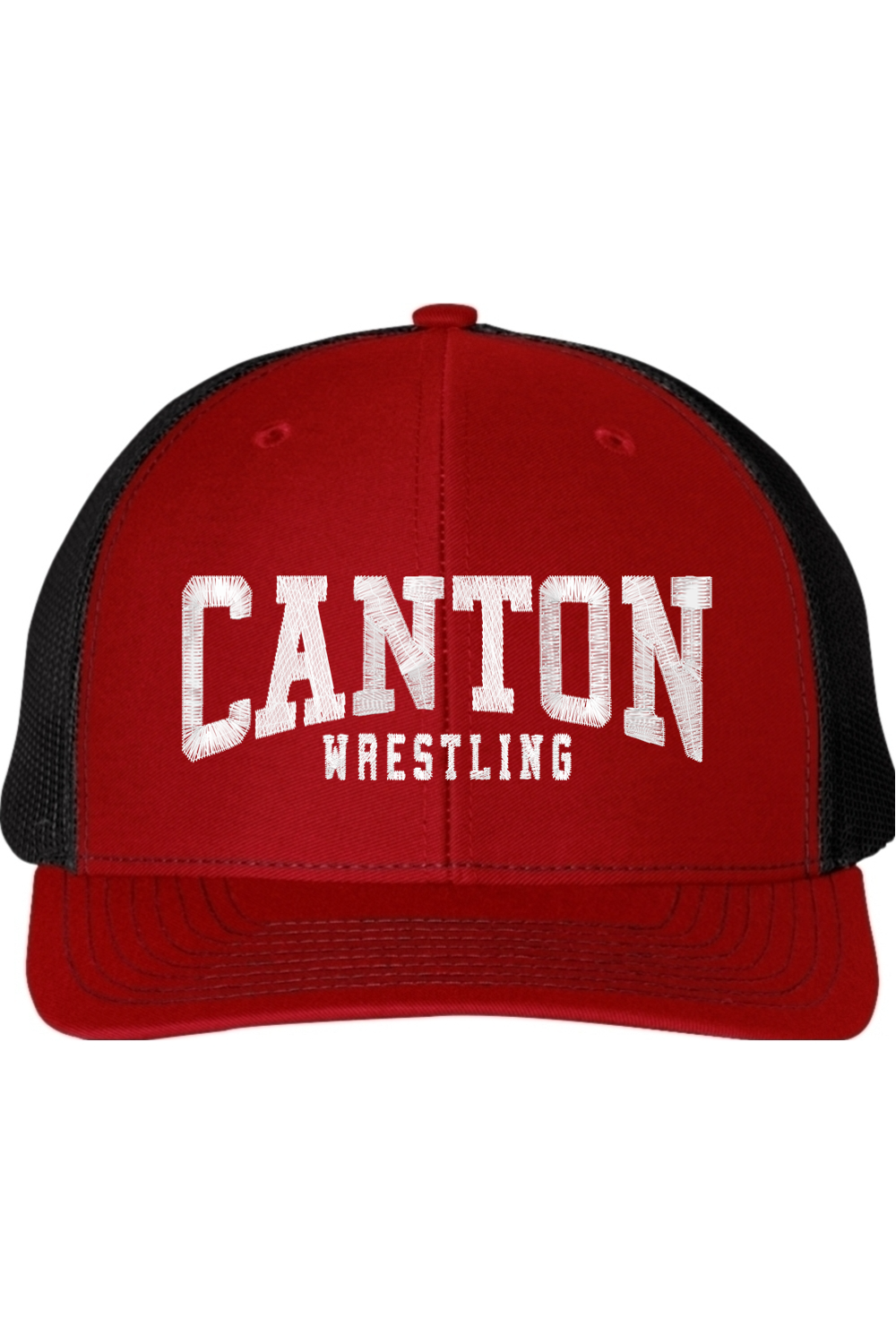 Canton Wrestling Embroidered Snapback Trucker Cap