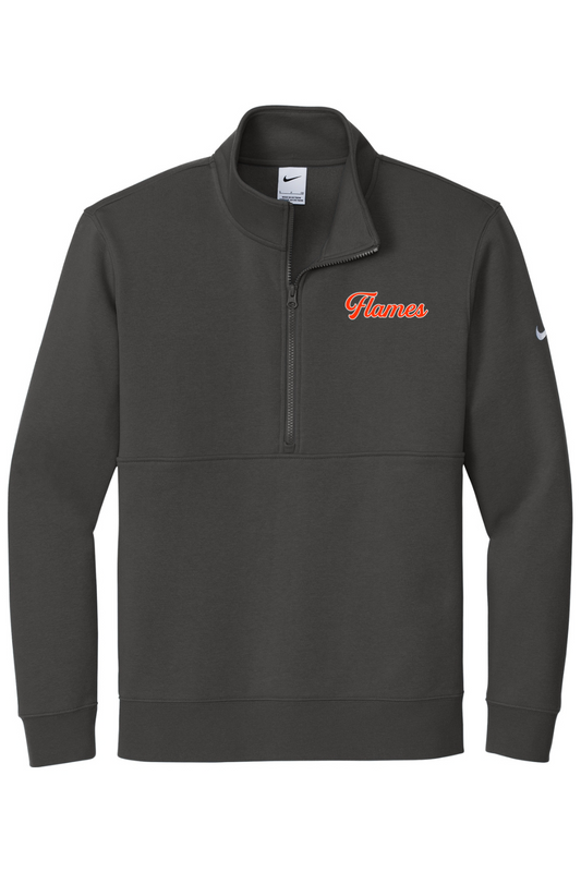 Flames MI Team DTF Nike Club Fleece Sleeve Swoosh 1/2-Zip