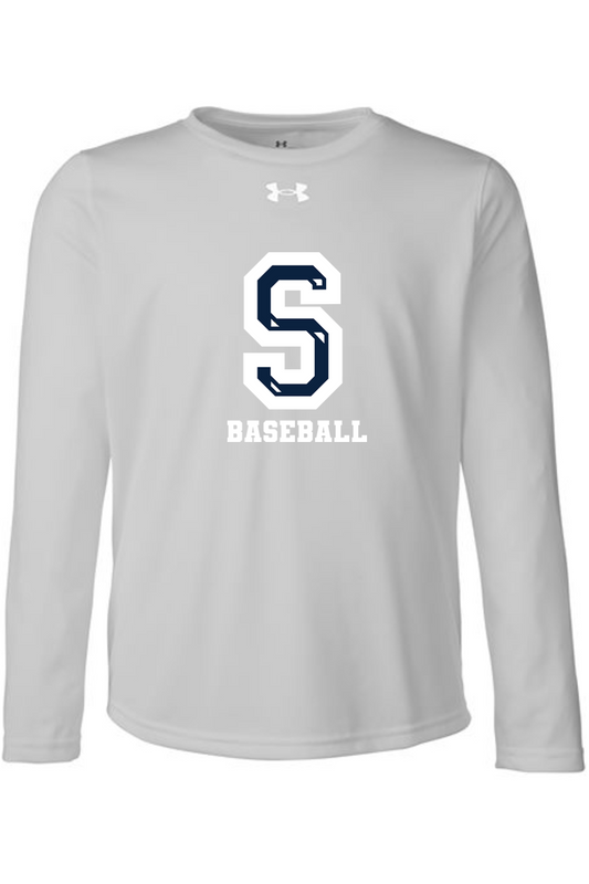 Sluggers Baseball Under Armour Youth Tech Team Long Sleeve T-Shirt