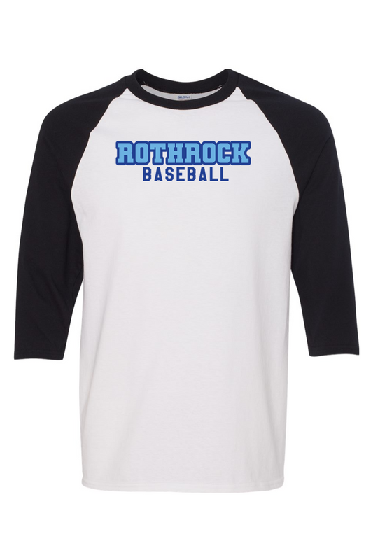 Rothrock Baseball Three-Quarter Sleeve T-Shirt