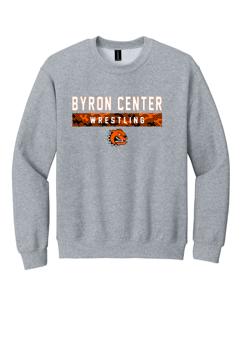 BC Boys Youth Wrestling DTF Heavy Blend Crewneck Sweatshirt