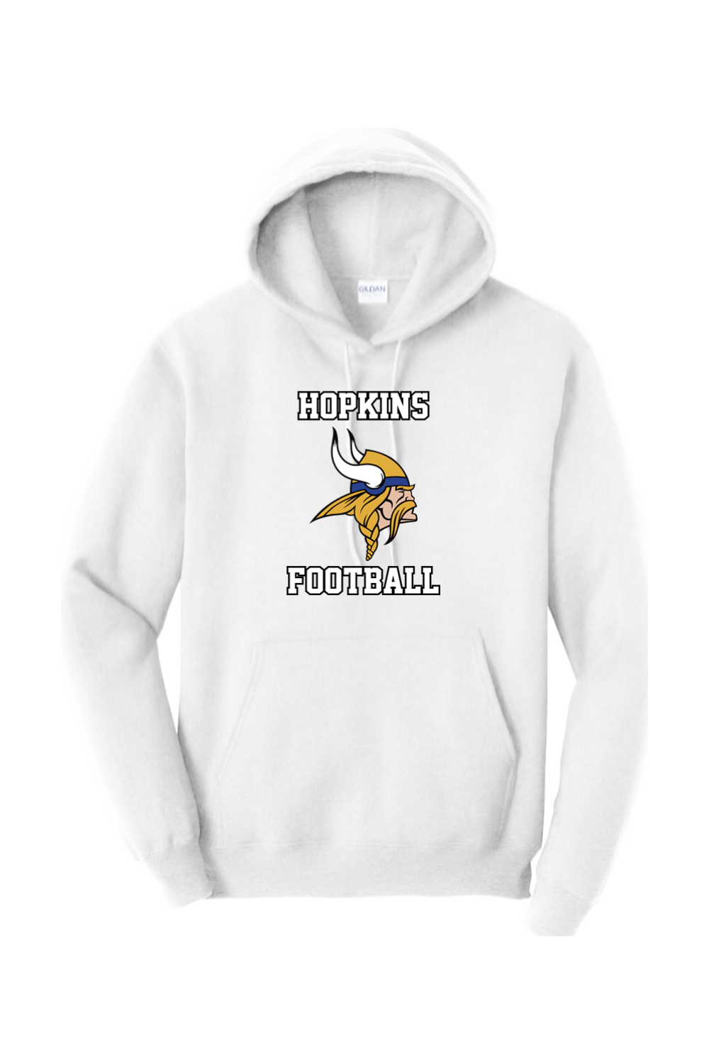 Hopkins High School Football DTF Heavy Blend Hooded Sweatshirt