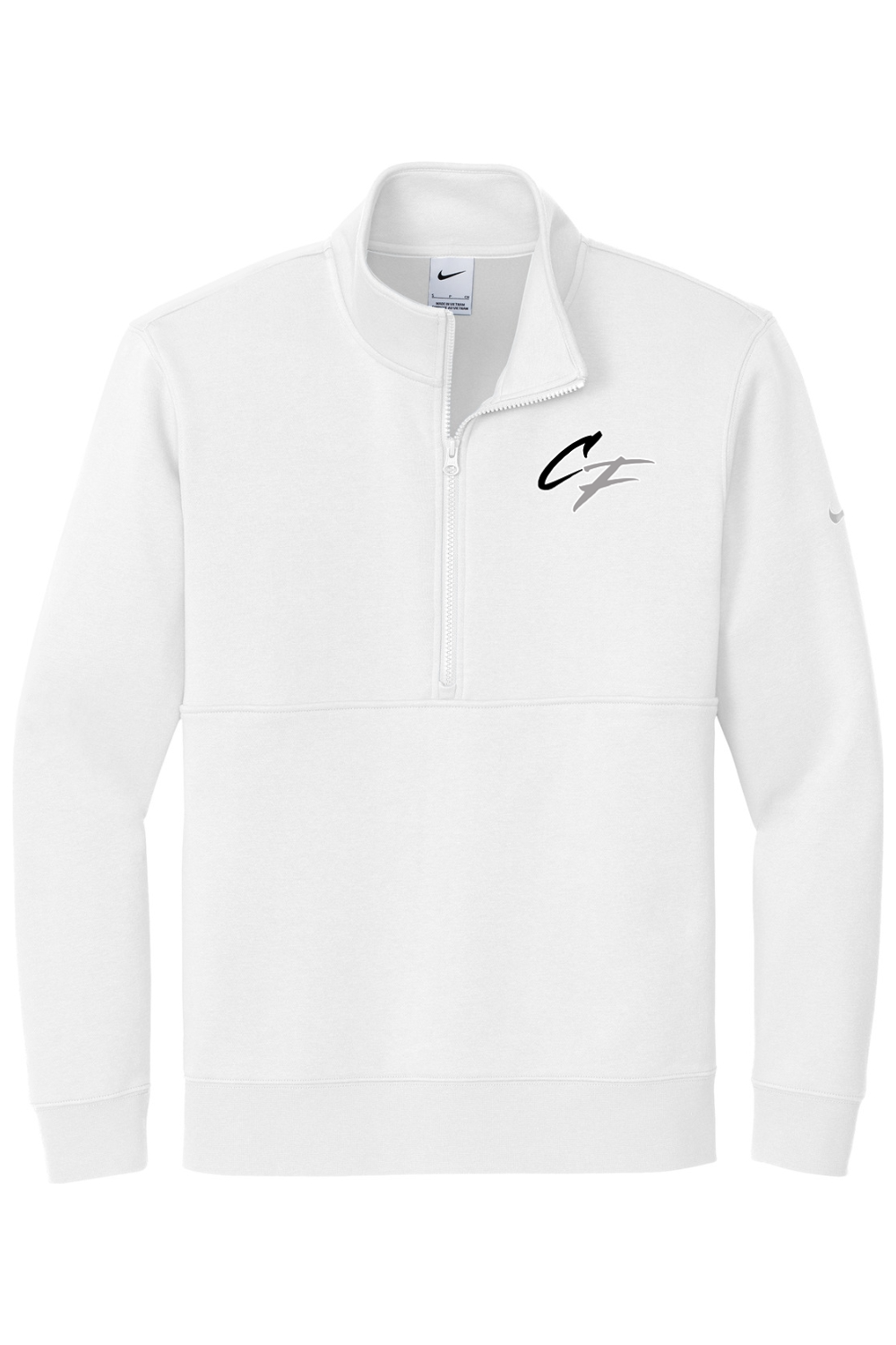CF Scouts Baseball DTF Nike Club Fleece Sleeve Swoosh 1/2-Zip