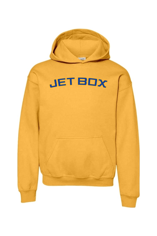 Jet Box Baseball DTF Youth Heavy Blend Hooded Sweatshirt