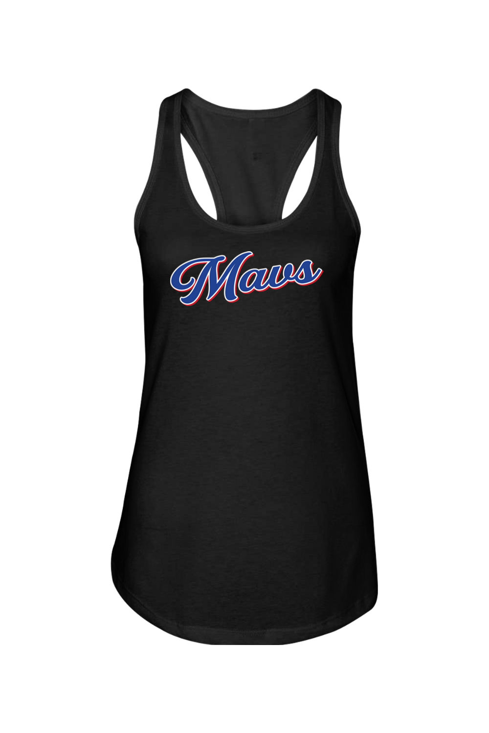 Maverick Manchester Baseball Ladies Racerback Tank