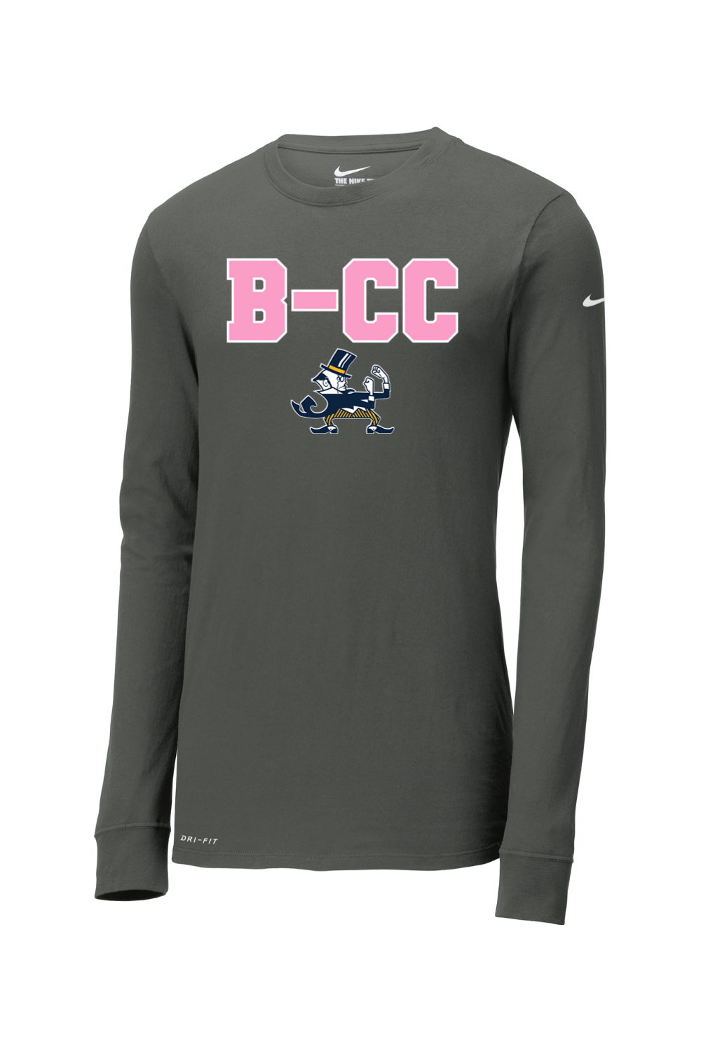 B-CC Wrestling DTF Nike Dri-FIT Cotton/Poly Long Sleeve Tee