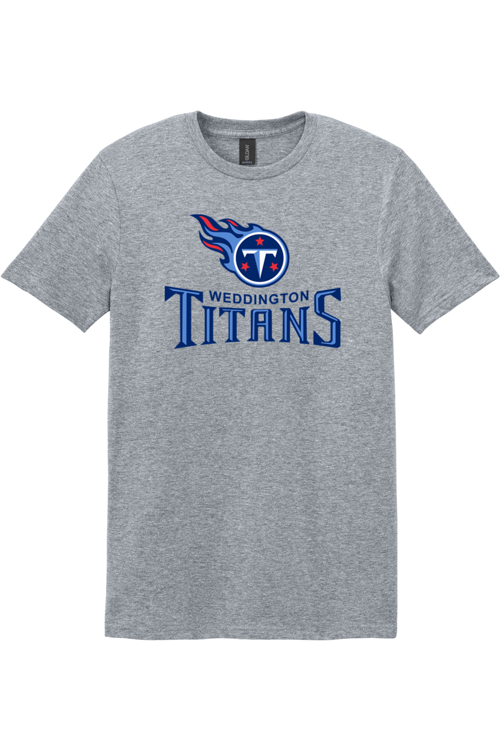 Weddington Titans Football DTF Softstyle T-Shirt