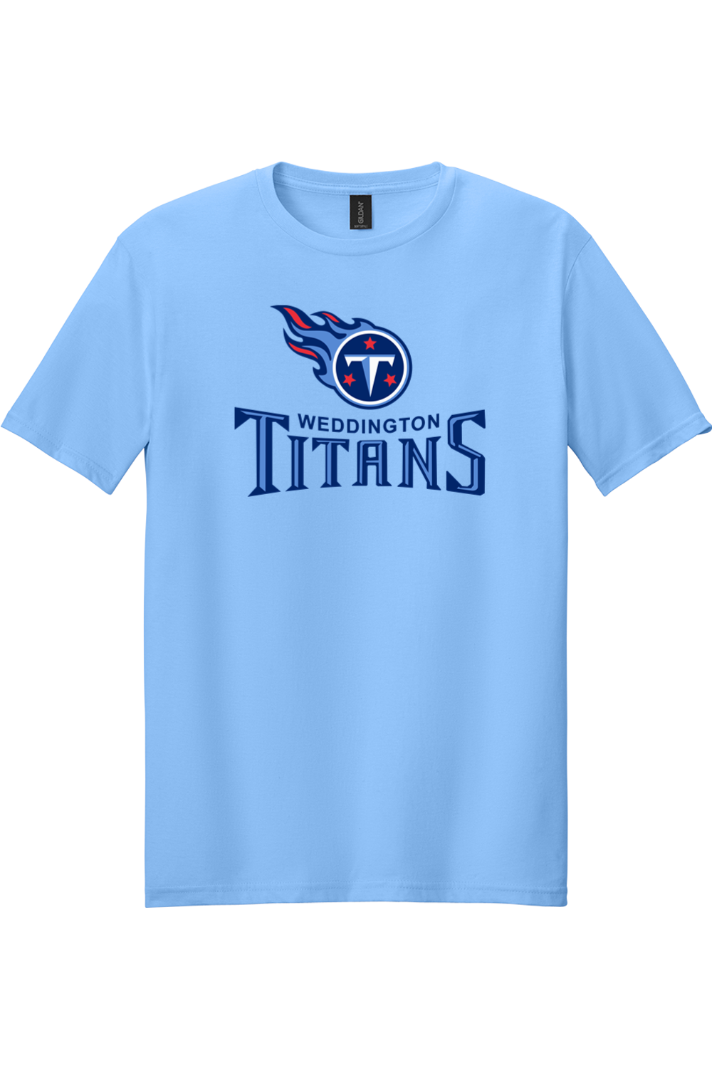 Weddington Titans Football DTF Softstyle T-Shirt