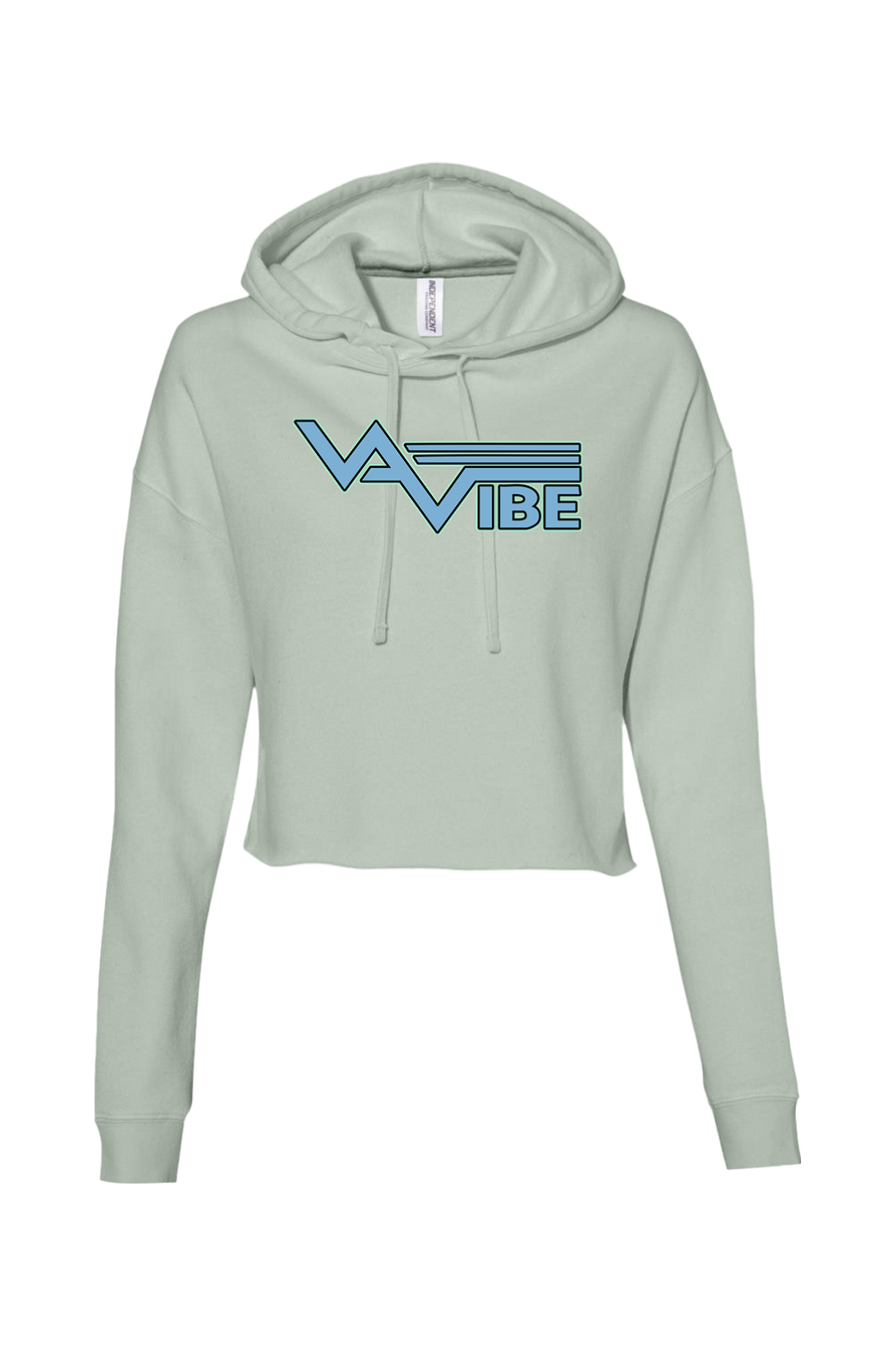 VA Vibe Softball DTF Women’s Lightweight Cropped Hooded Sweatshirt