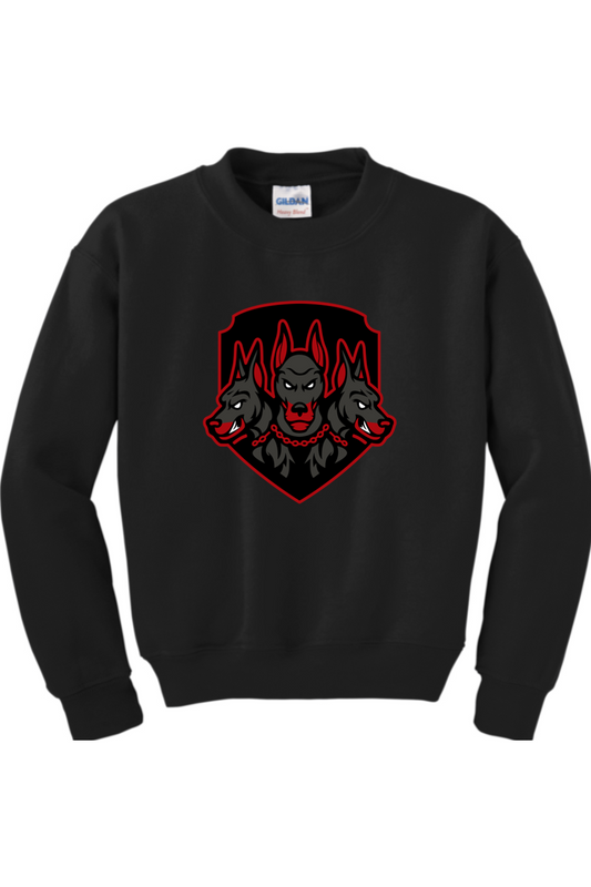 Crown Town Dawgs Youth Heavy Blend Crewneck Sweatshirt