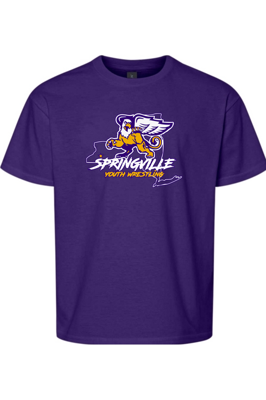 Springville Youth Wrestling YOUTH SIZED Softstyle T-Shirt