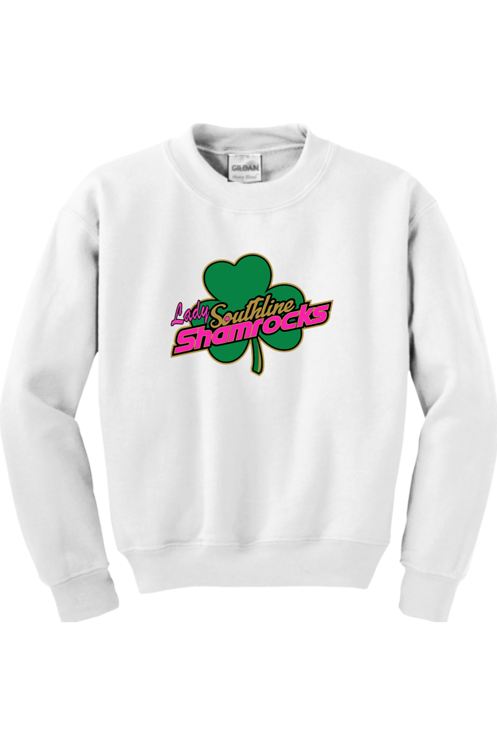 Shamrocks Softball Youth Heavy Blend Crewneck Sweatshirt