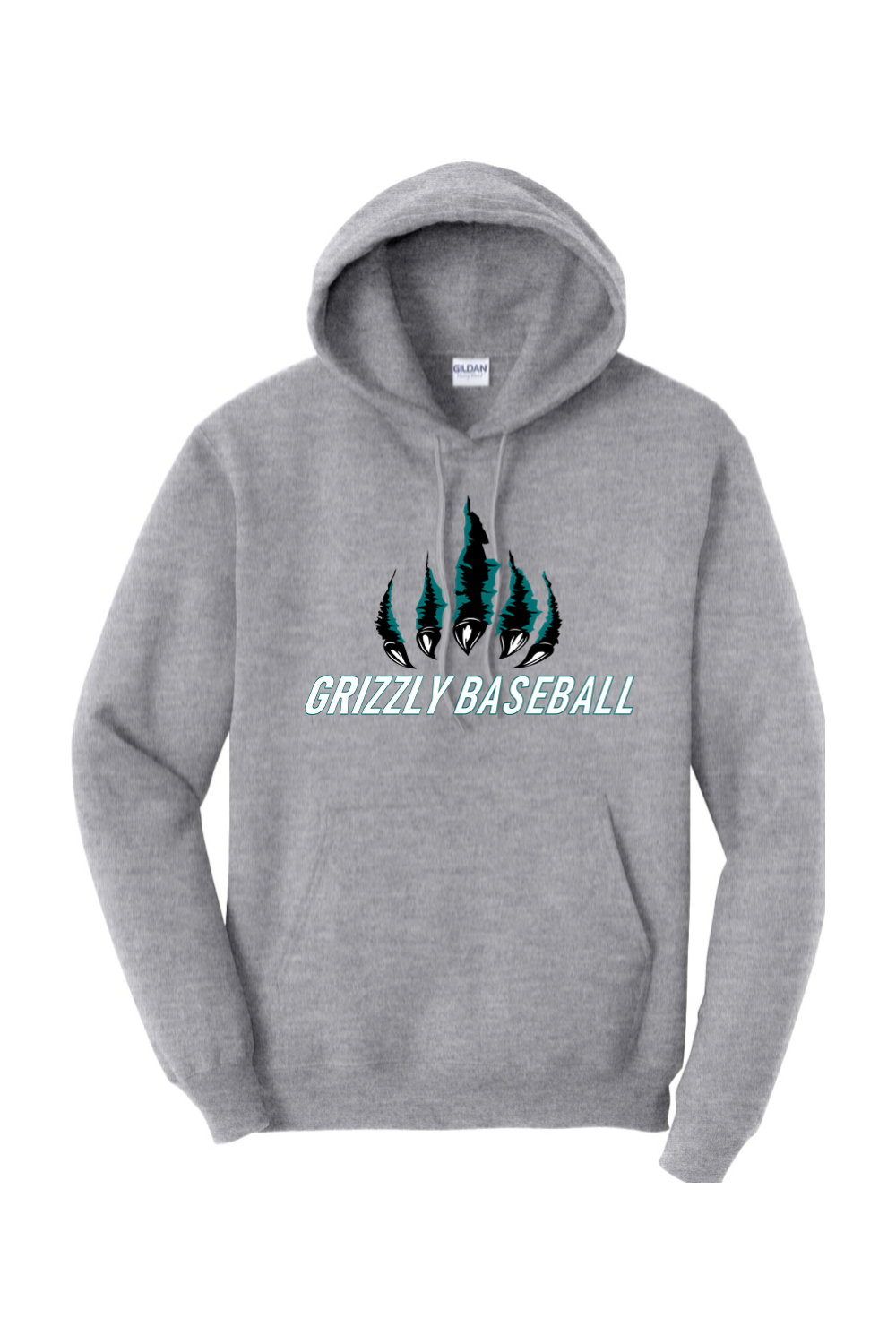 Grizzly's Baseball Heavy Blend Hooded Sweatshirt
