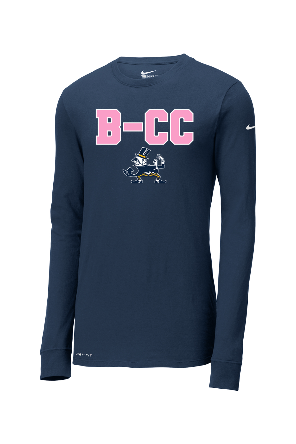 B-CC Wrestling DTF Nike Dri-FIT Cotton/Poly Long Sleeve Tee
