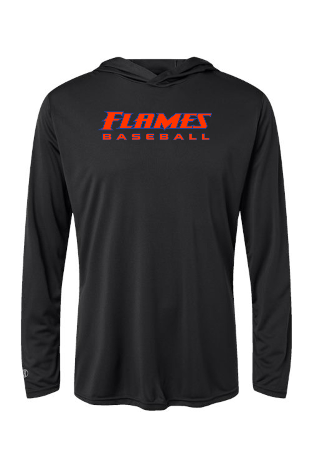 Flames MI Baseball DTF Momentum Hooded Long Sleeve T-Shirt