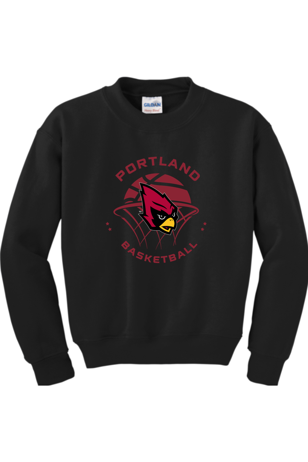 Portland Raider Basketball Youth Heavy Blend Crewneck Sweatshirt